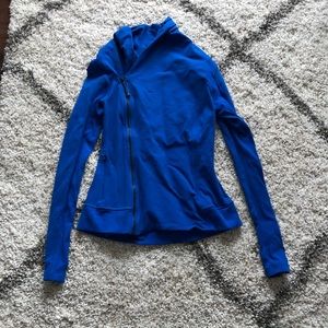 Lululemon Bhakti Yoga Jacket Cobalt Blue Size 8